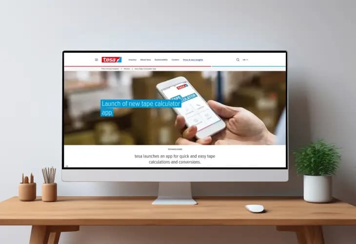 Tesa Tape Calculator App